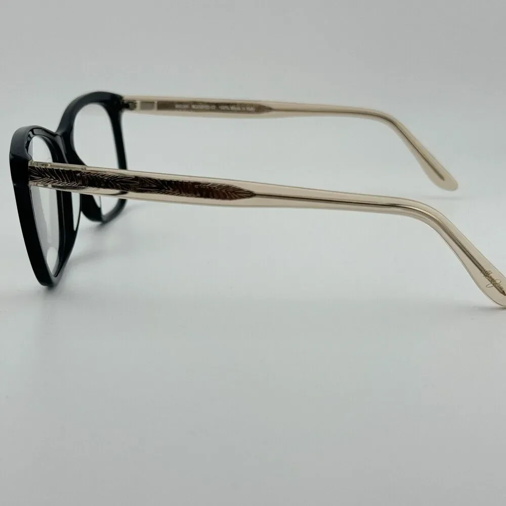 Maui Jim Eyeglasses Frames MJO2122-02P Black Clear Fade Cat Eye 53-16-135 H12313